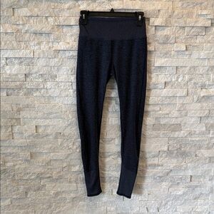 Alo Navy Blue Space dye High Rise Leggings size M